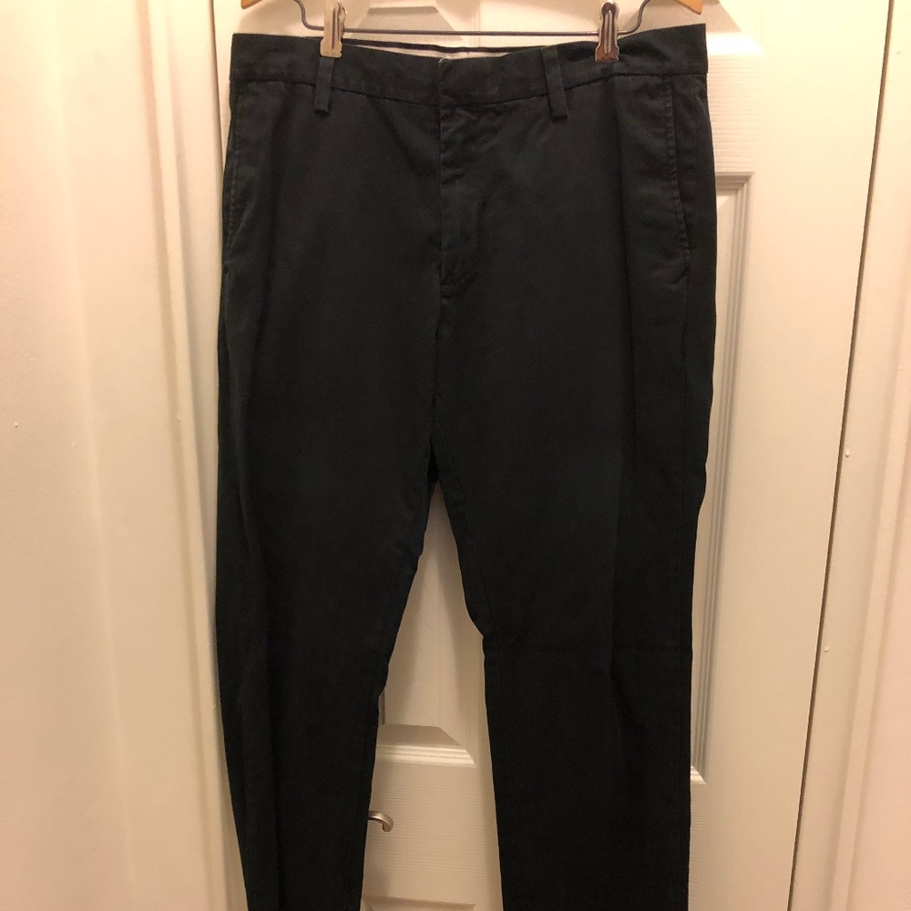 Banana Republic Black Cotton Chinos